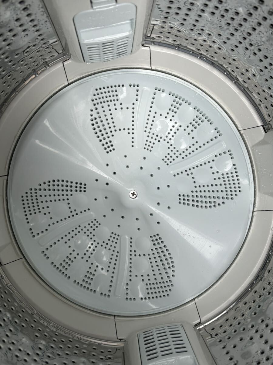 HITACHI ビートウォッシュ BW-V80C 全自動電気洗濯機 8kg 京都市山科区発〜 動作品の画像6