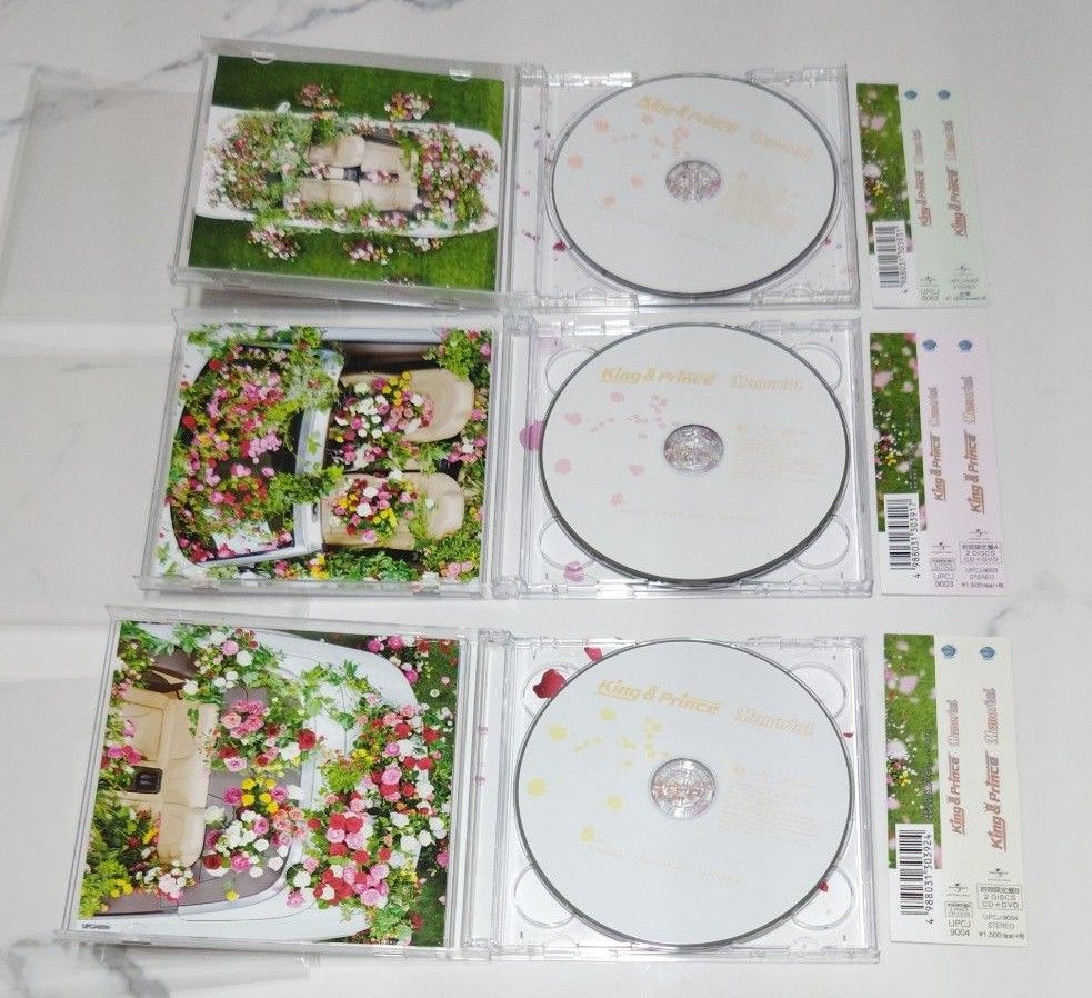【中古】King＆Prince　Memorial　３形態セット　通常盤・初回限定盤Ａ・初回限定盤Ｂ　キンプリ CD DVD