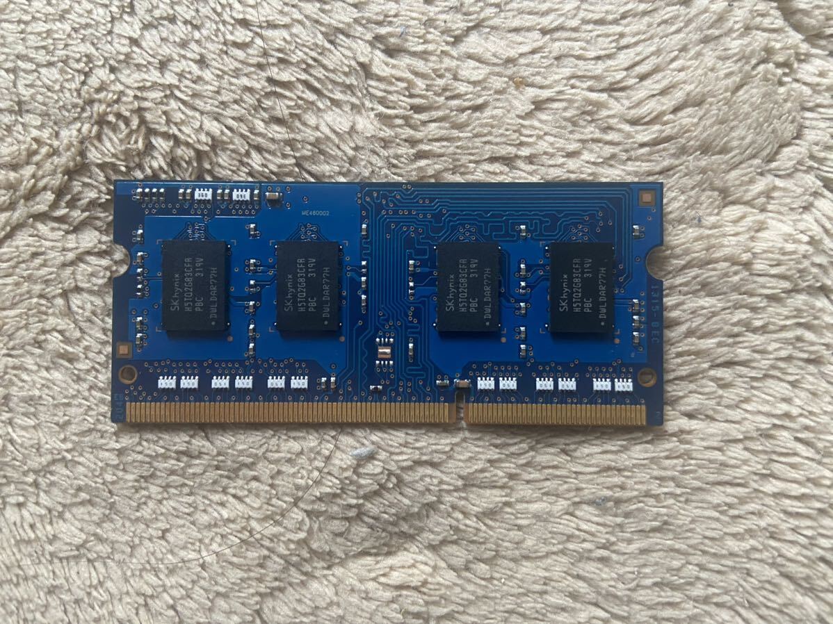 ノートPC用 メモリ SK hynix 1RX8 PC3-12800S 2GB_画像2