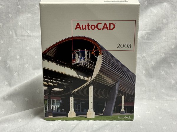 Autodesk AutoCAD 2008 日本語版 フルセット シリアルナンバー付属 2台までアクティベーション可 永久版 商用版 Win10/11対応 サポート対応_画像1