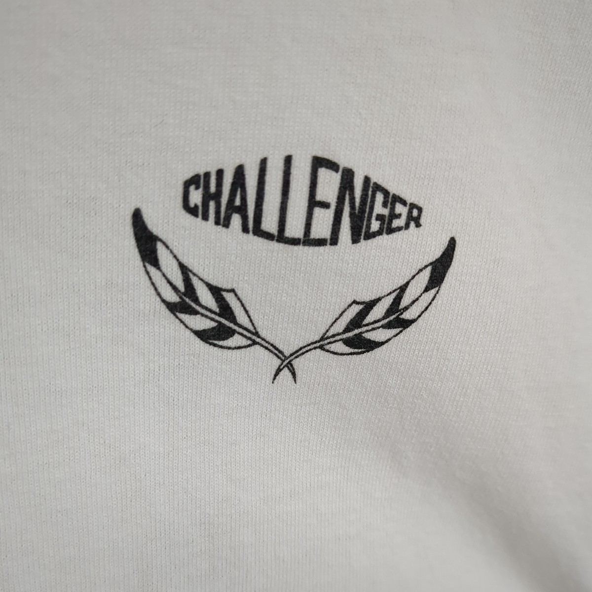 チャレンジャー CHALLENGER ロンT Tシャツ 長袖 カットソー S 白 ホワイトの画像3