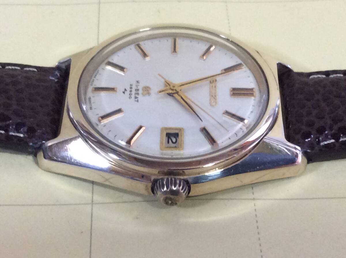 【美品/GRAND SEIKO/W004GS】グランド・セイコー/HI-BEAT 36000/4522-8000/ビンテージ/昭和レトロ/当時物/_画像4