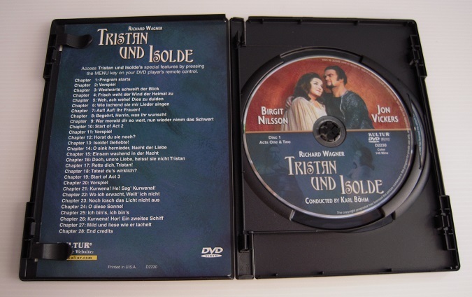 【輸入盤】ワーグナー「トリスタンとイゾルデ」２種類DVD 及び 【国内盤ジャンク】歌劇「カルメン」CDをセットでまとめて_画像4