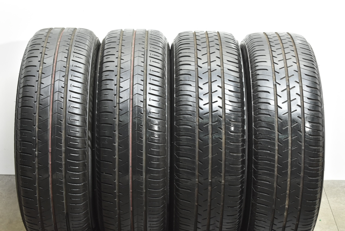 【良好品】BLONKS 15in 6J +45 PCD100 ブリヂストン セイバーリング 195/65R15 プリウス カローラツーリング/スポーツ インプレッサ_画像7