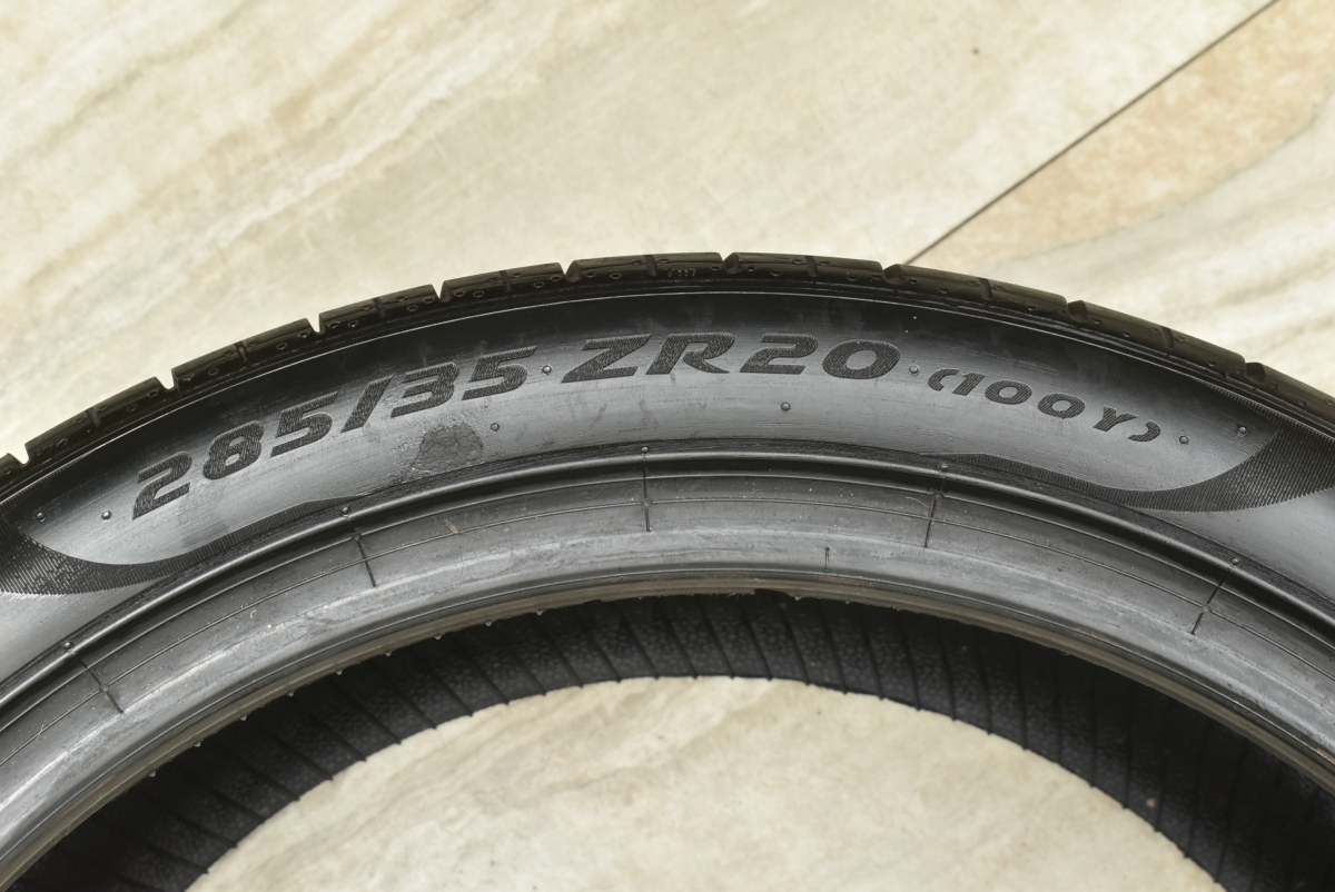 【送料無料】ピレリ P-ZERO 285/35R20 2本販売 マセラティ承認 ギブリ クアトロポルテ GT-R ベンツ Sクラス フェラーリ ポルトフィーノの画像9