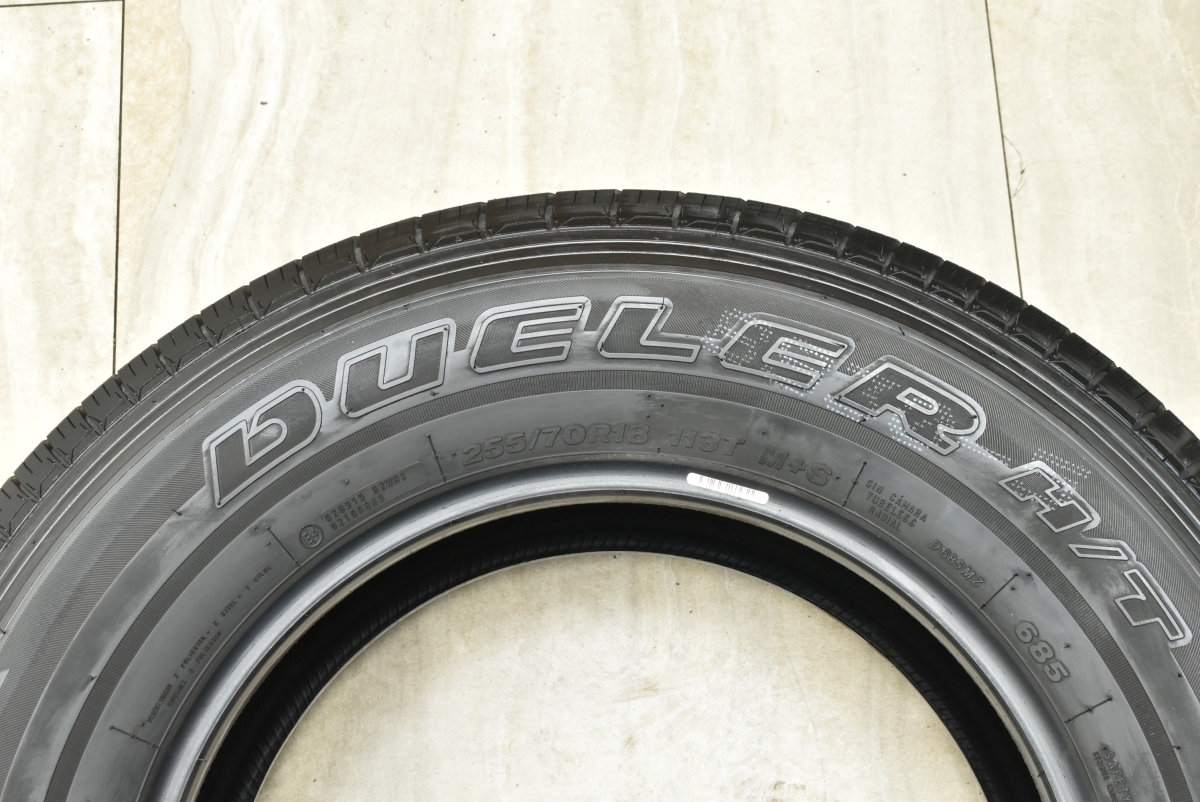 【バリ溝】ブリヂストン デューラー H/T 684II 255/70R18 5本セット ジープ ラングラー ランドローバー ディフェンダー USトヨタ タンドラ_画像5