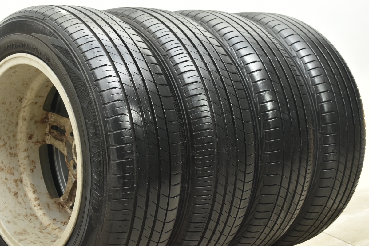 【良好品】DUFACT 15in 6J +50 PCD100 ダンロップ ルマンV 175/65R15 アクア カローラフィールダー フィット キューブ スイフト 即納可能_画像6