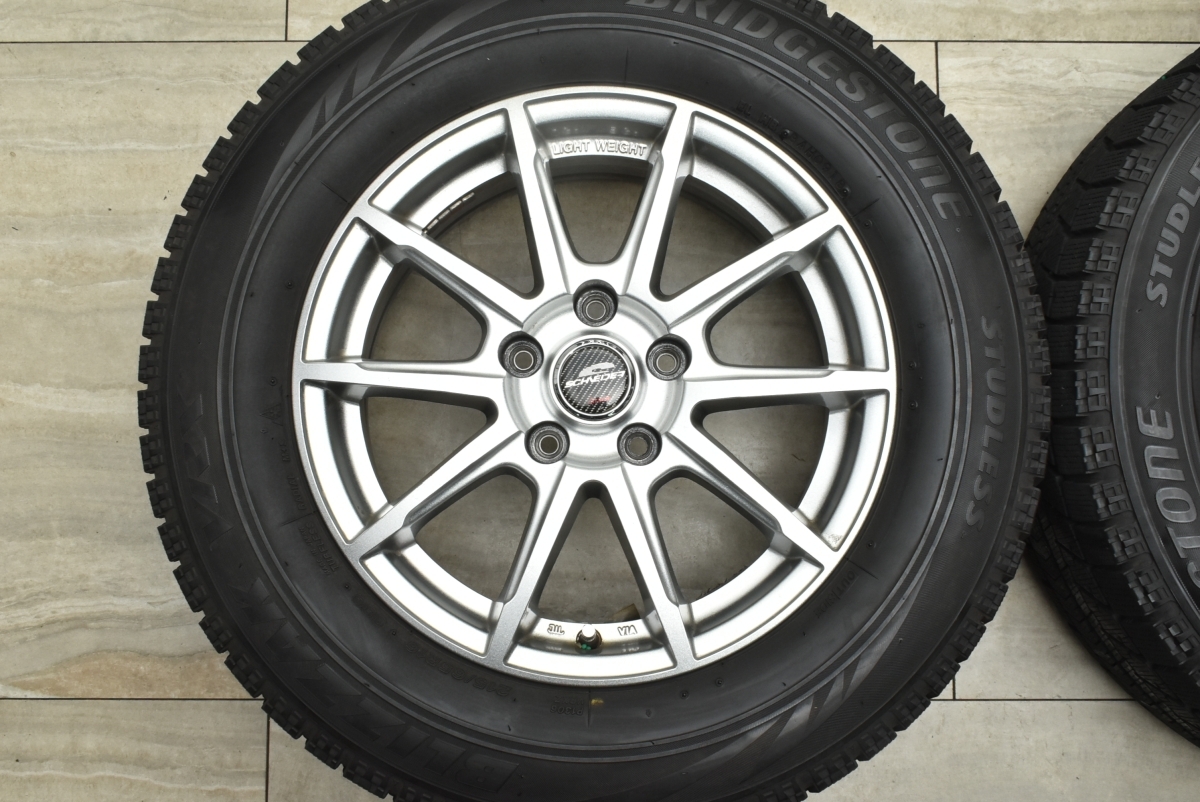 【送料無料】シュナイダー 16in 6.5J +48 PCD114.3 ブリヂストン ブリザック VRX 215/65R16 アルファード エスティマ C-HR エルグランド_画像3