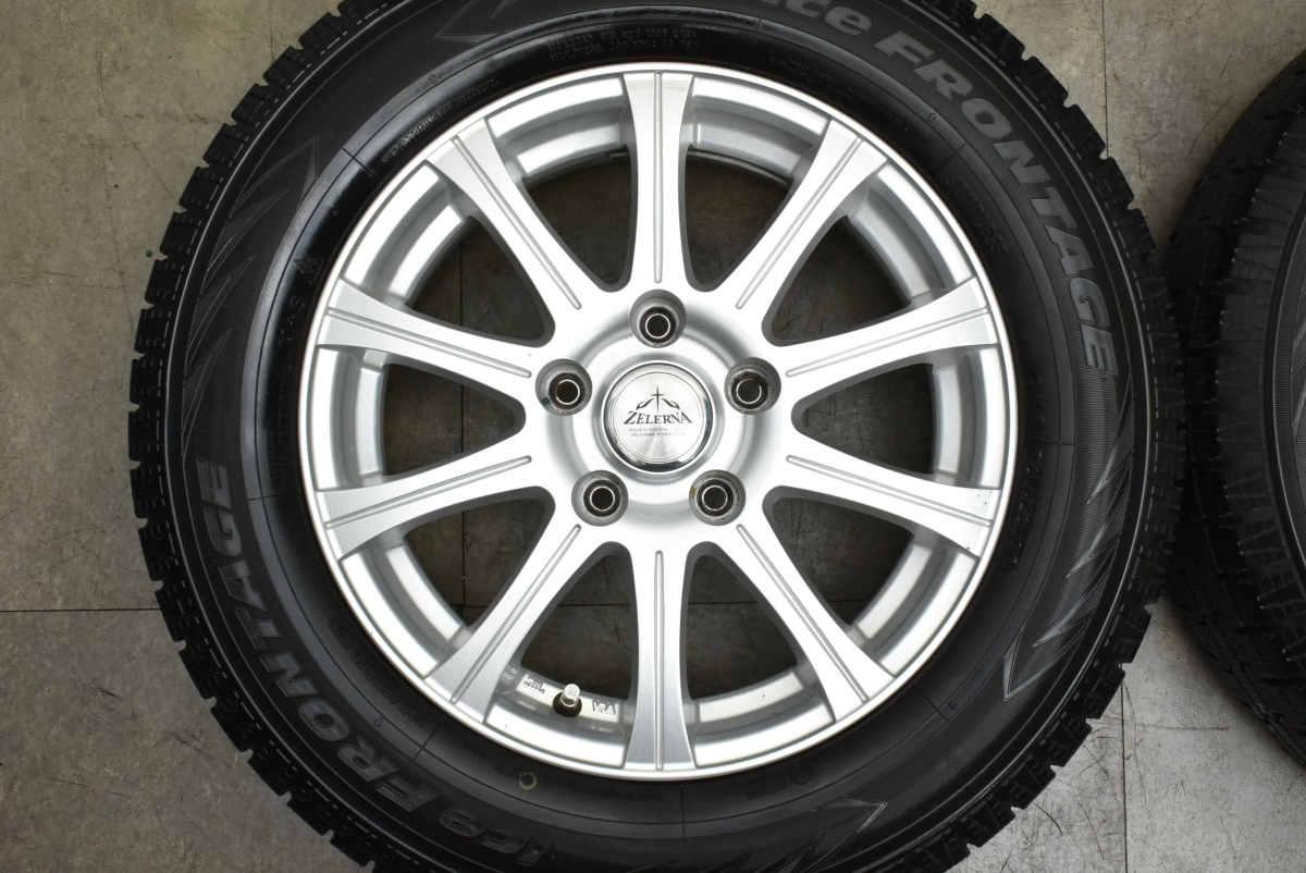 【ノア ヴォクシーなどに】ZELERNA 15in 6J +43　PCD114.3 アイスフロンテージ 195/65R15 エスクァイア ステップワゴン セレナ プレマシー_画像3