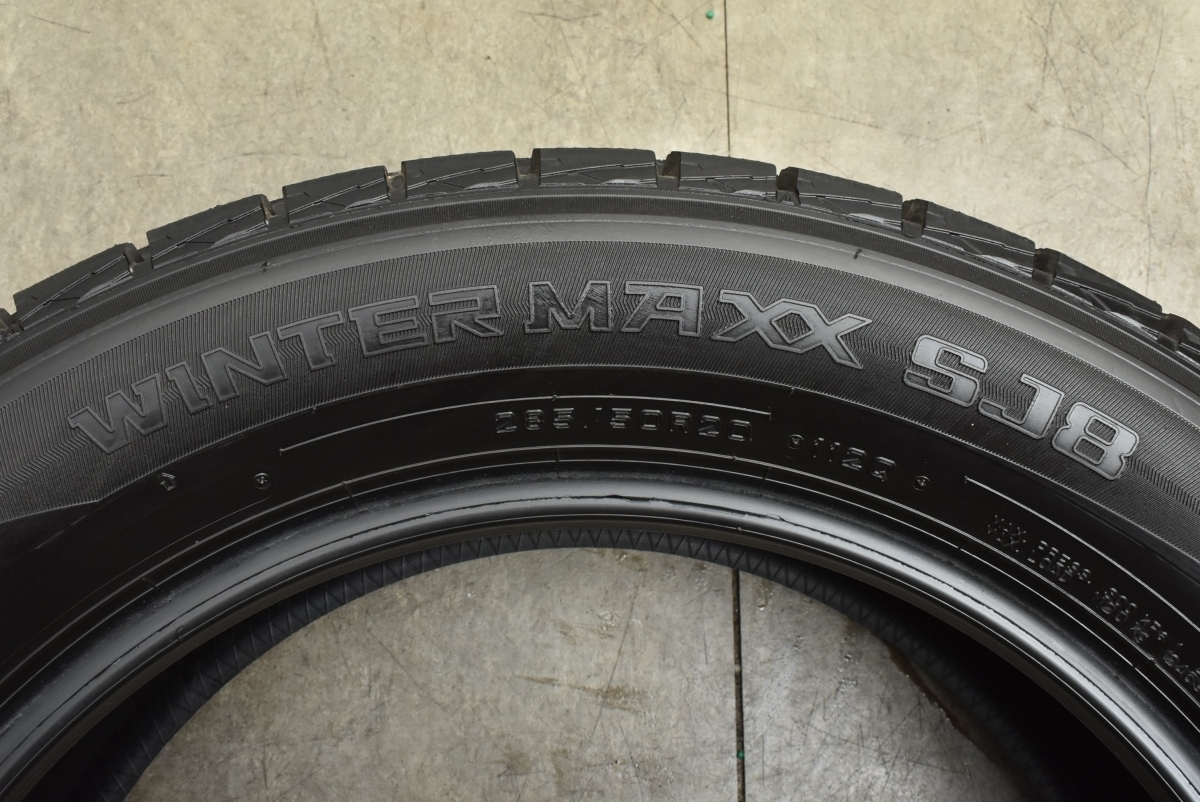 【バリ溝】ダンロップ ウィンターマックス SJ8 285/50R20 4本セット レクサス LX570 ランドクルーザー 200 タンドラ セコイア 即納可能_画像6