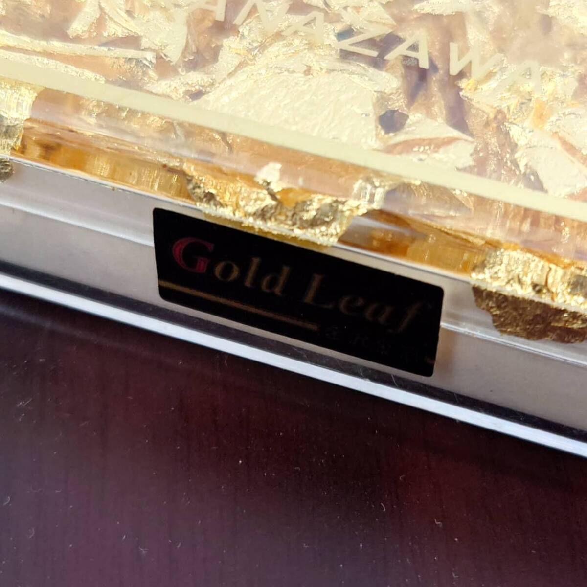 【希少】金沢箔 純金箔 GOLD LEAF 通産大臣指定 伝統工芸材料【金 K24 縁起物 長寿 魔除け インテリア 未開封 ゴールド リーフ】_画像3