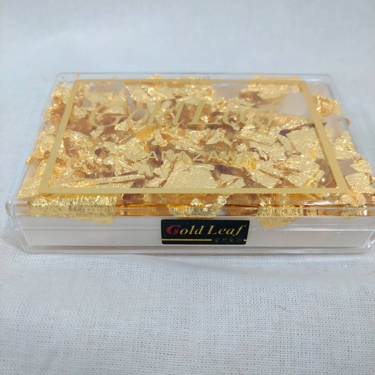 【希少】金沢箔 純金箔 GOLD LEAF 通産大臣指定 伝統工芸材料【金 K24 縁起物 長寿 魔除け インテリア 未開封 ゴールド リーフ】_画像2