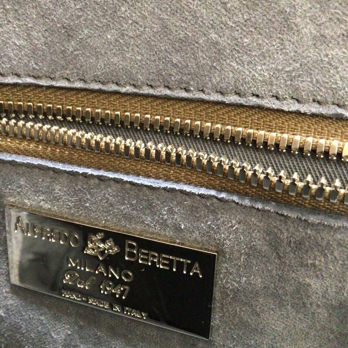 アルフレッドベレッタ　ALFREDOBERETTA ビジネスバッグ ハンドバッグ メンズ　本革　ブラウン 鍵付き　イタリア製_画像6