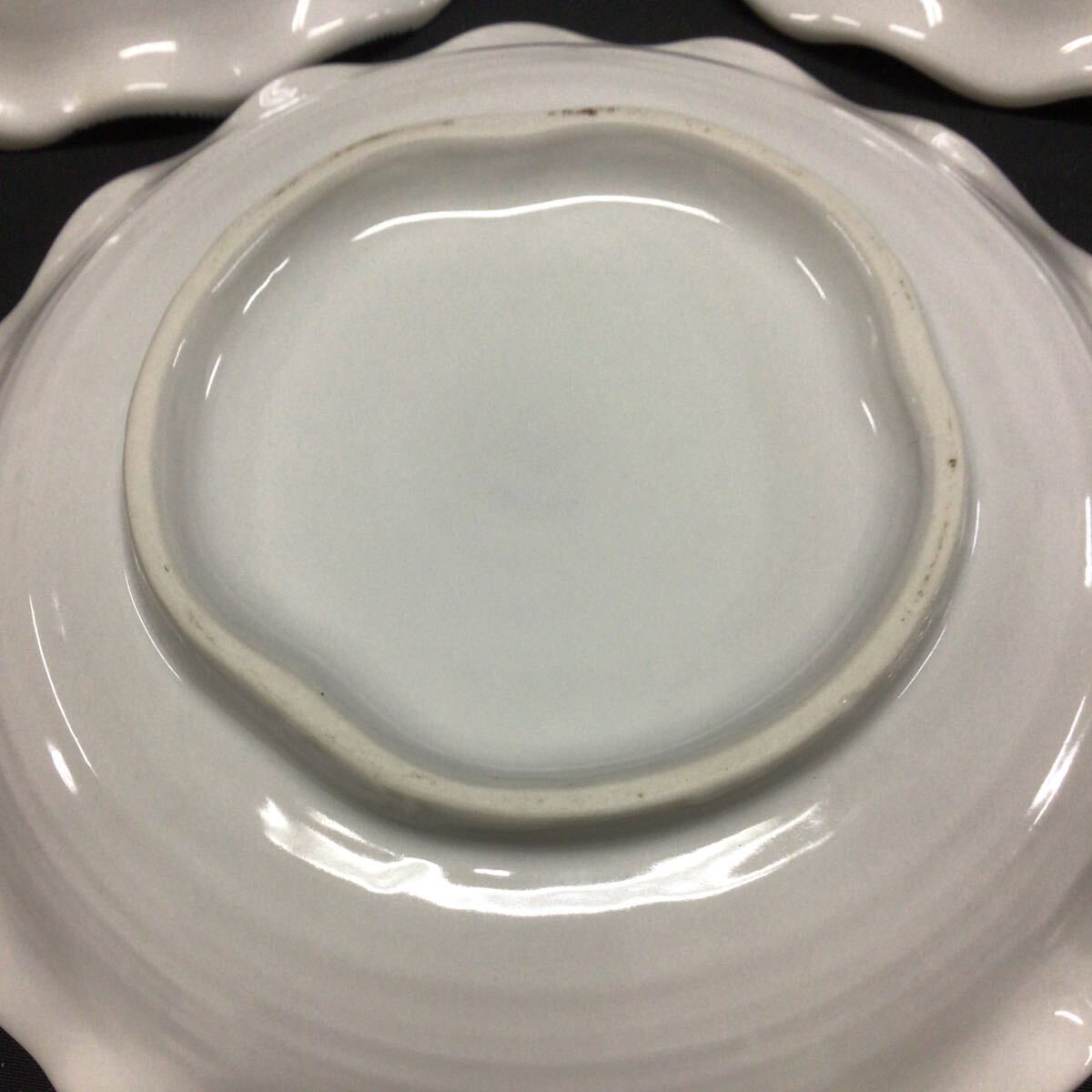 美濃焼 銘々皿 ５枚セット 絵変り 波型 小皿揃 中皿 染付 伊万里 和食器 食器 プレート の画像8
