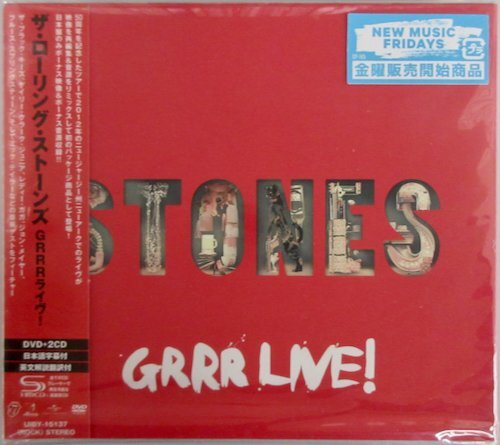  low кольцо * Stone z/ GRRR жить! / UIBY-15137 с поясом оби DVD+2SHM-CD[THE ROLLING STONES / GRRR LIVE!]