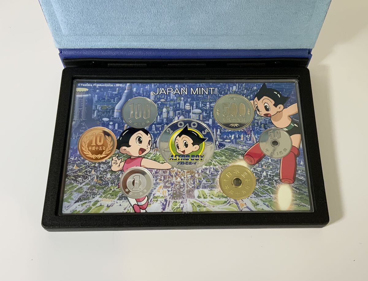 3625 鉄腕アトム誕生記念 2003 プルーフ貨幣セット 造幣局 記念硬貨 ASTRO BOY 手塚治虫 プルーフ コインセット JAPAN MINT_画像6