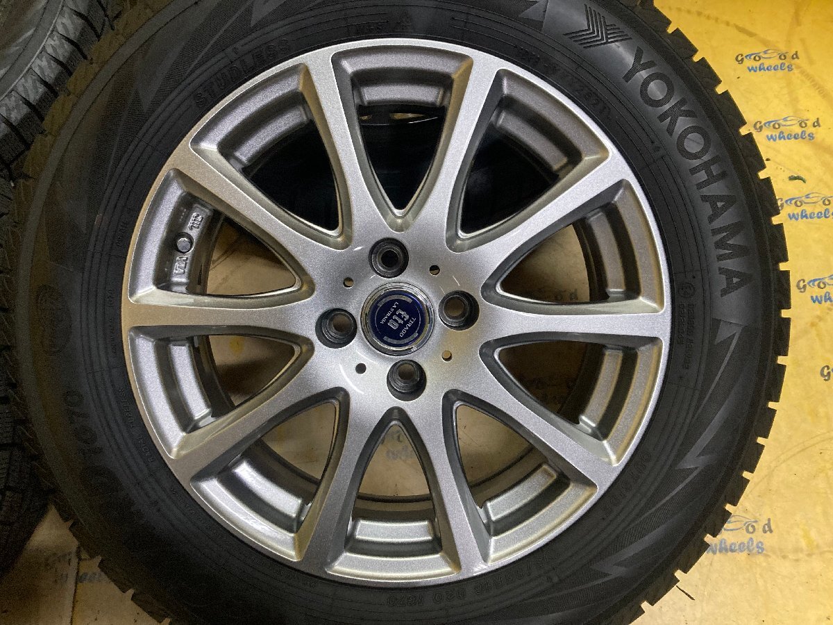 K-1024☆2021年製 195/65R16 YOKOHAMA iceGUARD iG70☆Eta 16x6J+42 4/100 ハブ径約67㎜☆ライズ ロッキー レックス等☆スタッドレス_画像3