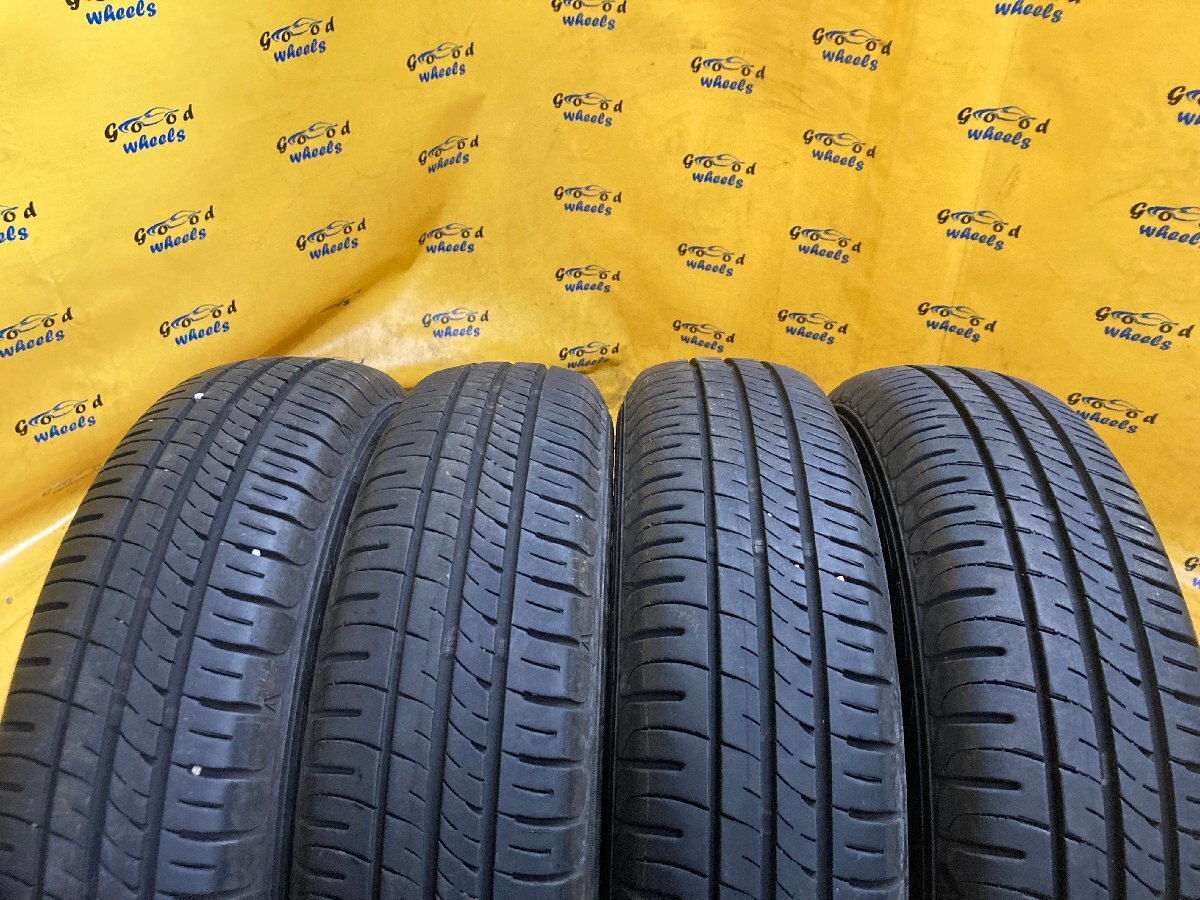 K-1030☆2020年製☆145/80R13 DUNLOP ENASAVE EC204 残溝約4.5-5.5㎜☆軽自動車全般☆４本セット☆_画像2