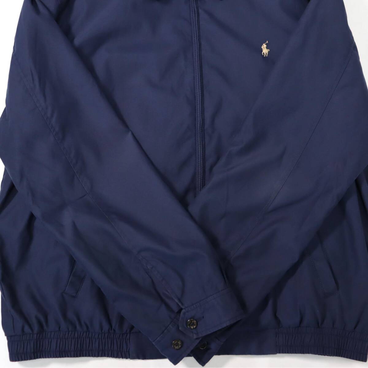 [XL] 00s Polo Ralph Lauren スウィング トップ ラルフローレン ポロ ドリズラー ネイビー swingtop ピーチスキン ポリエステル_画像10