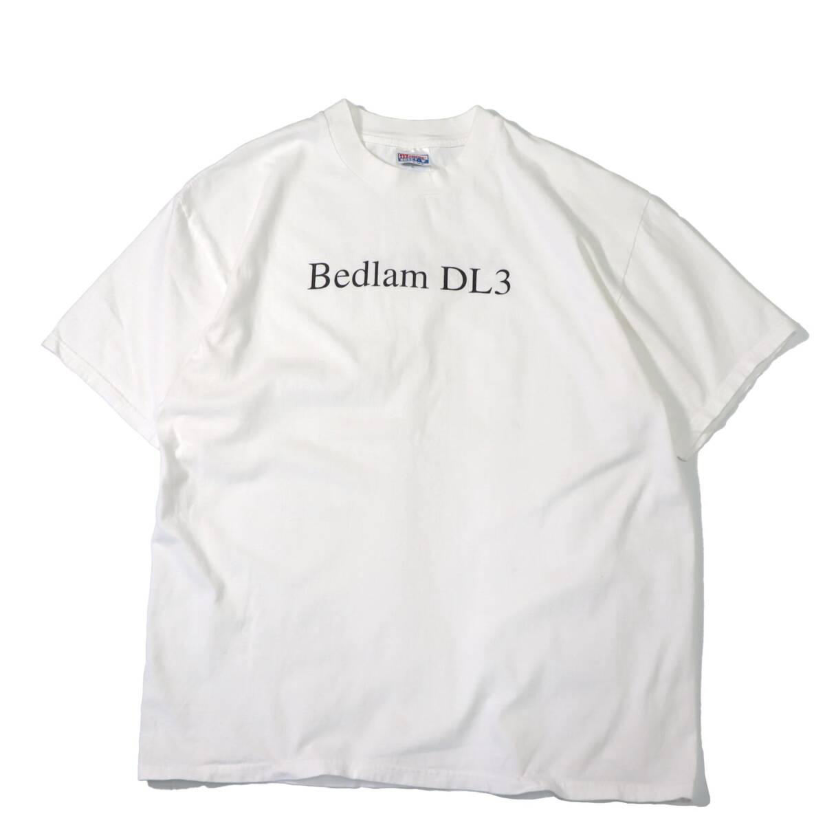[XL] 00s Hanes Microsoft Bedlam DL3 プリント Tシャツ ホワイト 白 ヘインズ 企業 Windows ビンテージ vintage 90s_画像2