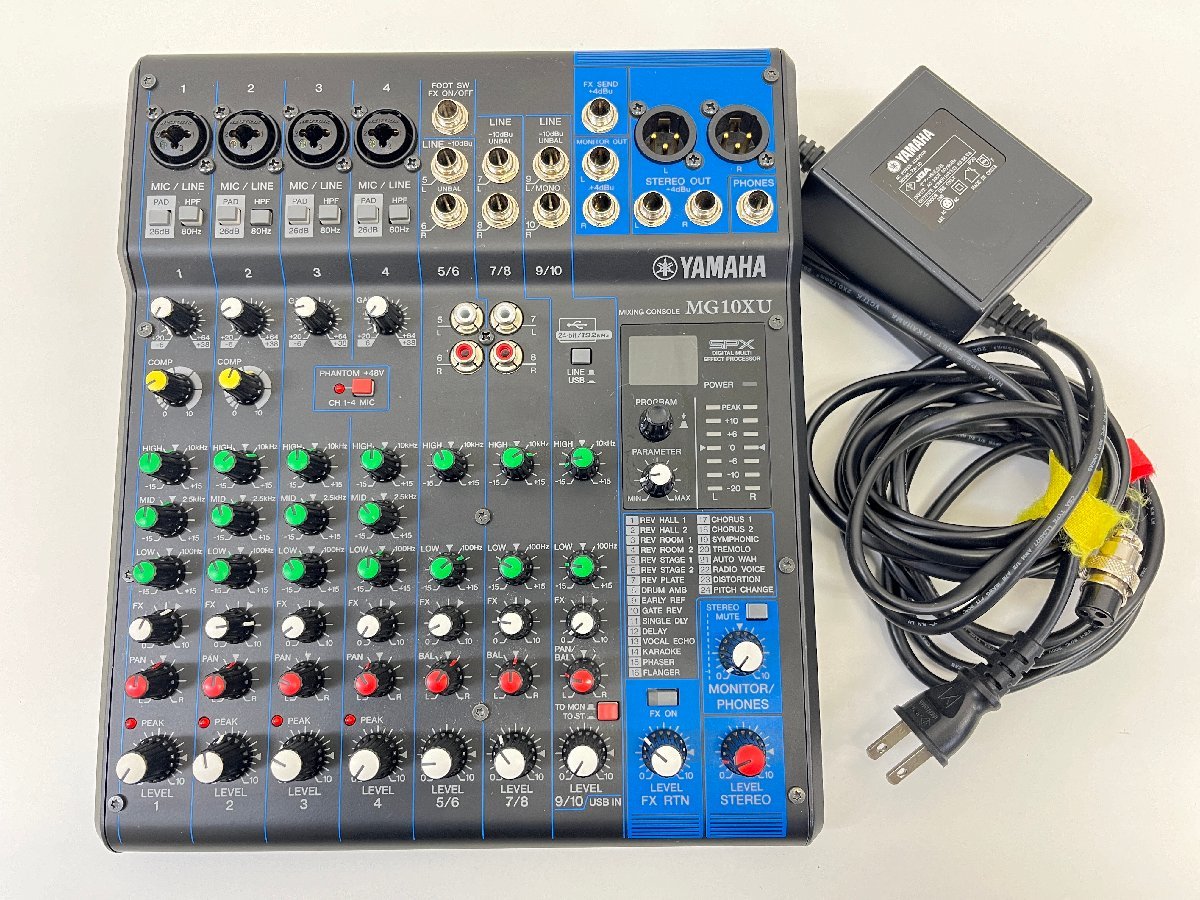 12 YAMAHA Yamaha analog mixer MG10XU audio interface audio equipment 