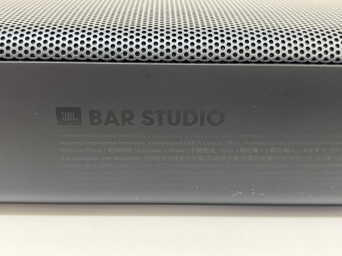 本体のみ☆JBL BAR STUDIO 2.0 Bluetooth付き チャンネルサウンドバー スピーカー オーディオ機器_画像5