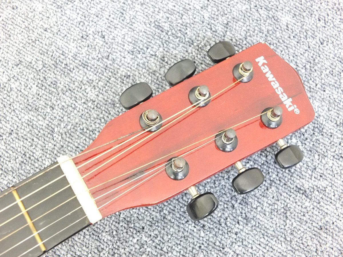 KAWASAKI MUSIC ギター PRO SERIES 30″WOOD GUITAR ミニギター_画像5