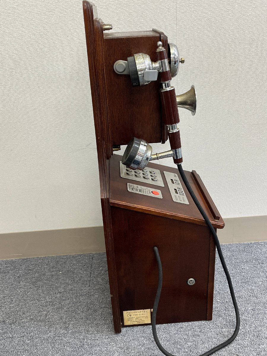  Showa Retro * Classic pink TEL P88-0181-1 public telephone 1991 year made Japan electro- confidence telephone ...NTT
