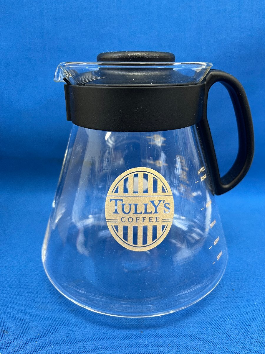 未使用☆TULLY'S COFFEE タリーズ コーヒーサーバー 800ml ペーパーフィルター付き_画像2