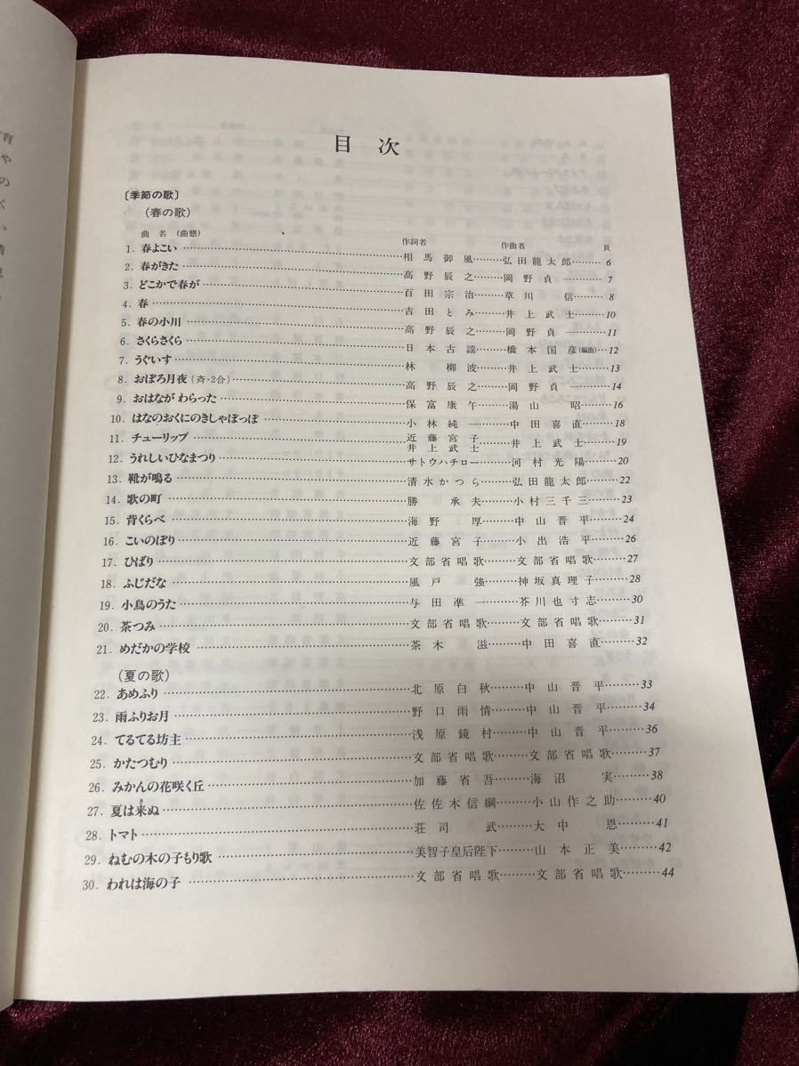 本 楽譜 ♪ 日本の童謡・唱歌集 音楽之友社 30曲 春よこい 春の小川 さくらさくら おぼろ月夜 チューリップ こいのぼり めだかの学校 他の画像4