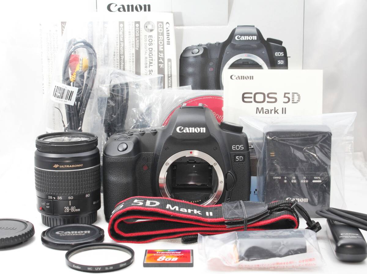 ★【限定！美品 スターティングセット！】 Canon EOS 5D MARK II MKII MK2 マーク2 ★ EF28-80mm F3.5-5.6 V USM_画像1