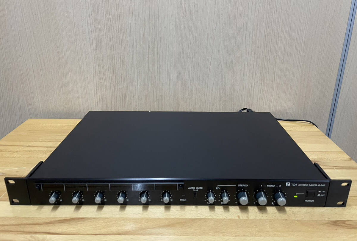 Yahoo!オークション - 1000円スタート TOA ステレオミキサー M-243 Yahoo!オークション - 1000円スタート TOA ステレオミキサー M-243