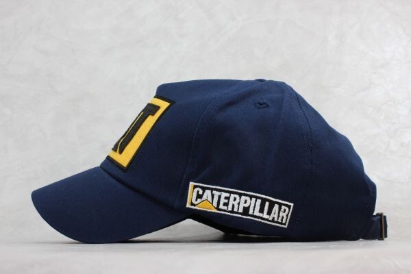 ★CATERPILLAR Cotton ローキャップ メンズ レディース アメカジ 野球帽 NV★_画像2