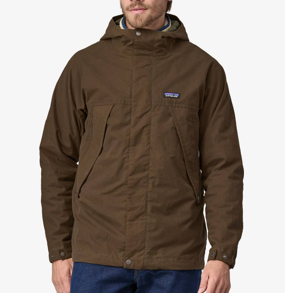 新品未使用! パタゴニア ワックスドコットン ジャケット コリアンダーブラウン 茶 XXLサイズ Patagonia フィッシング アウトドア キャンプ