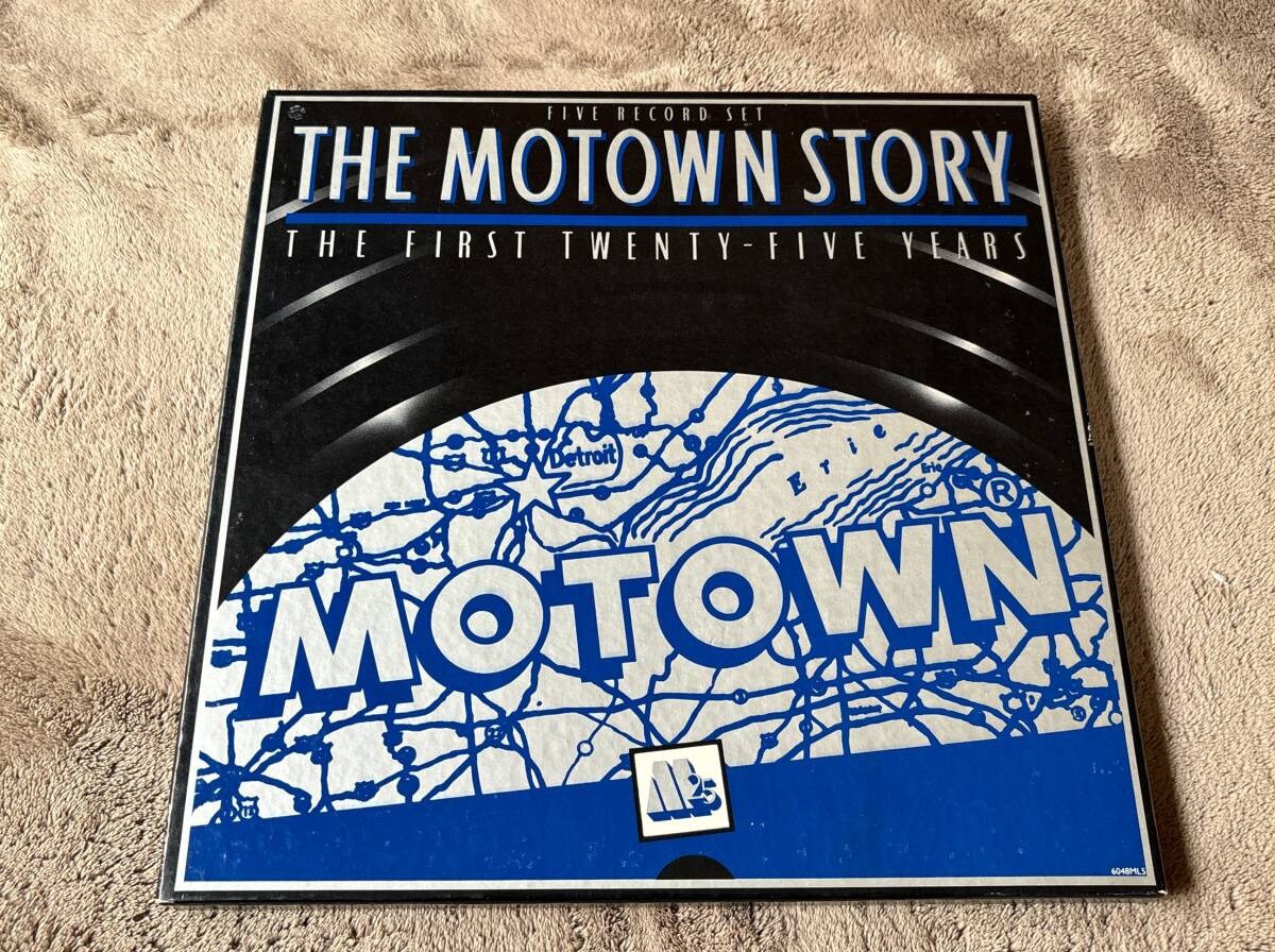 超音波洗浄済 The Motown Story 中古LP アナログレコード 5枚組 6048ML5 Vinyl Marvin Gaye Marvelettes Stevie Wonder Temptations _画像1