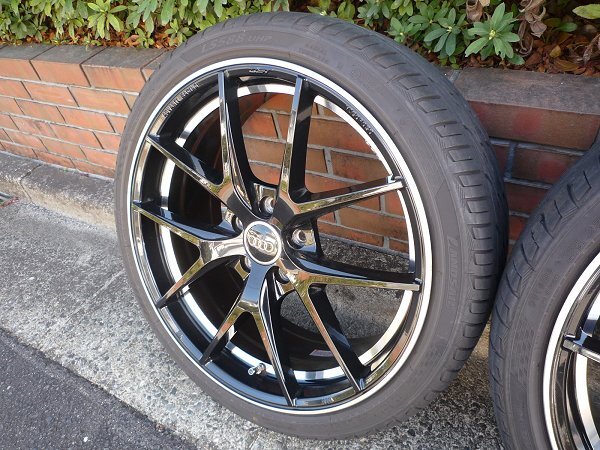 Advanti RACING PCD112+48 8.0J 235/35ZR19 LS588UHPフォルクスワーゲン/ゴルフGolf アウディ/A3 S3等にの画像3