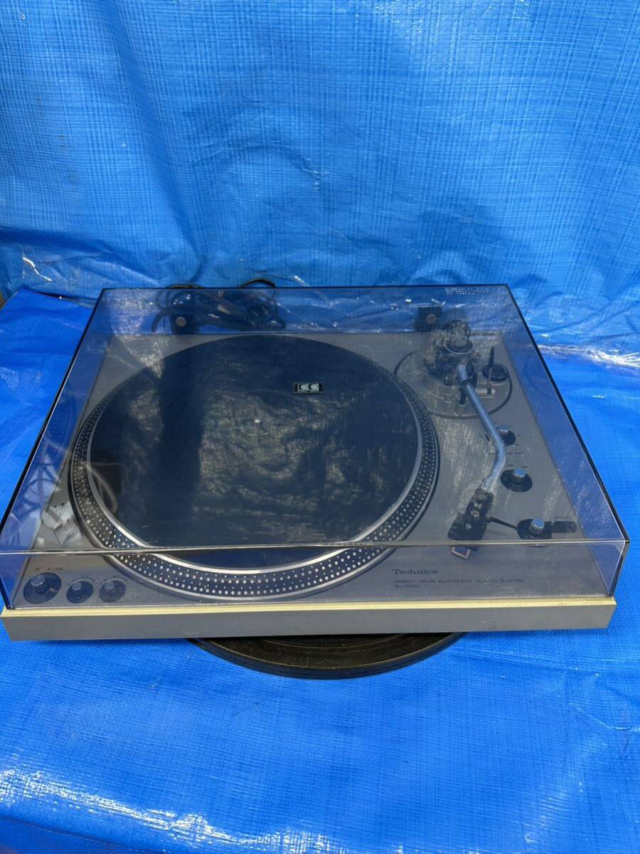 03105.100. Technics SL-1600 テクニクス ターンテーブル レコードプレーヤー オートマチックターンテーブル 動作未確認ジャンク品_画像9