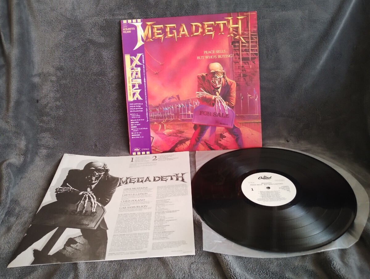 メガデス/Megadeth　Peace Sells…But Who’s Buying?【見本盤】ECS-81773 国内盤 帯付き_画像1