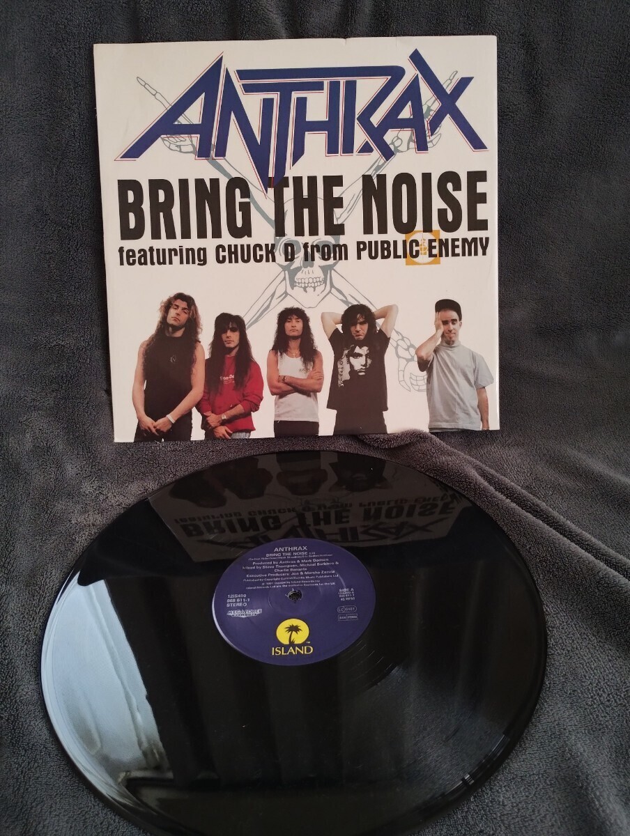 Anthrax/Bring the noise アンスラックス/ブリング ザ ノイズ 輸入盤12IS490　Public Enemy_画像1