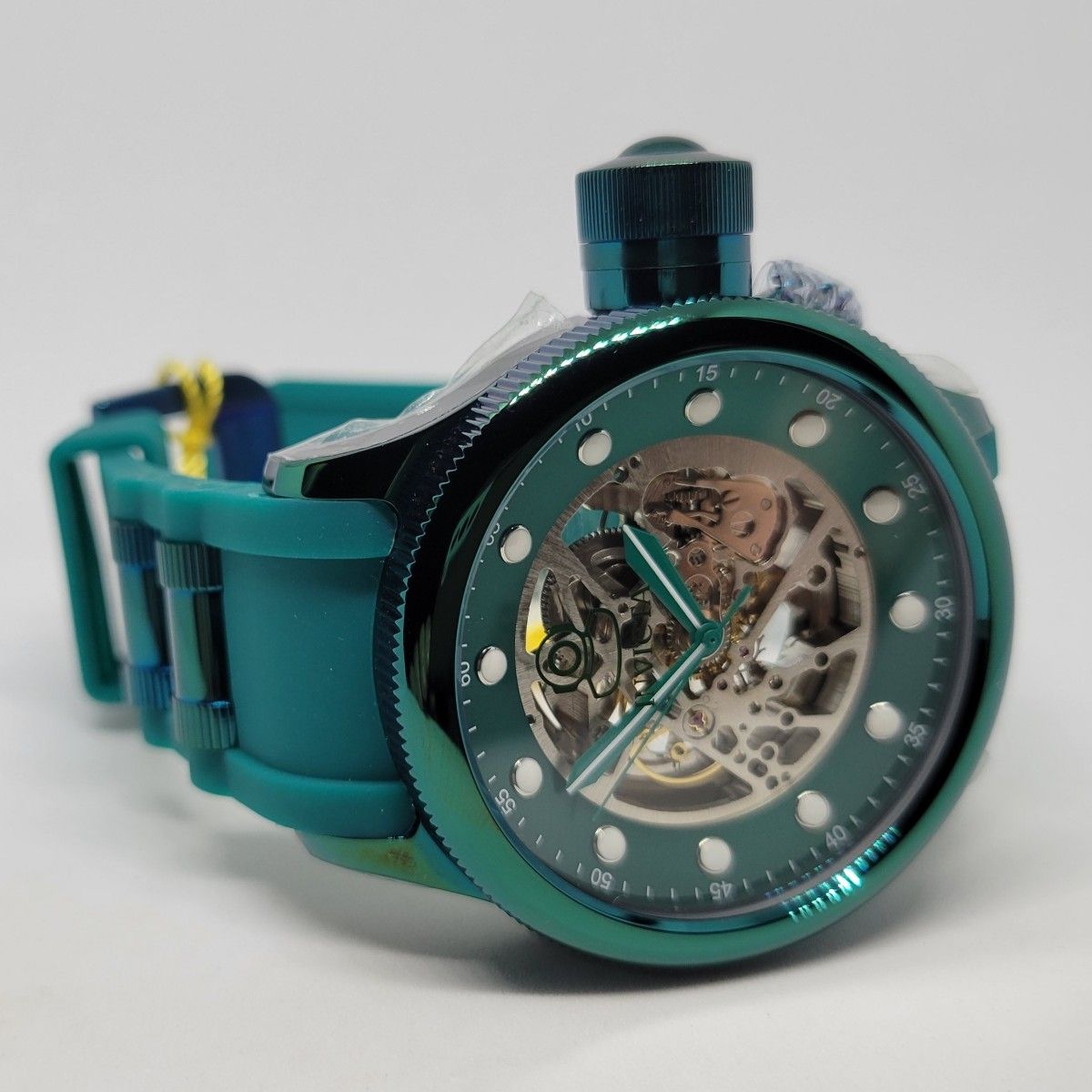 【思っているよりすごく緑】Invicta インビクタ 40742 51.5mm プロダイバー オート スケルトンダイヤル グリーン