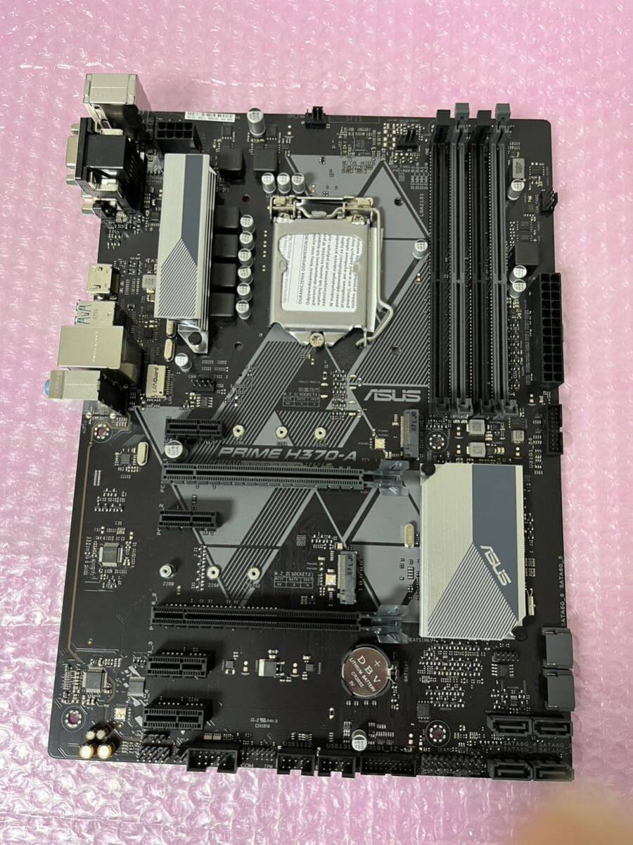 ASUS PRIME H370-A マザーボード 動作検証済 ●IOパネル欠品_画像1