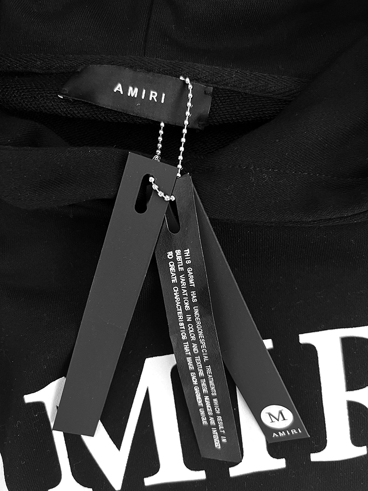 新品 AMIRI アミリ M.A. BAR LOGO HOODIE_画像6