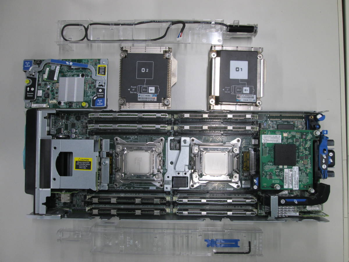 HP BladeSystem c-Class BL460c Gen8 / Xeon E5-2667V2 x2 / ADTEC PC3-14900 ECC Registered 8GB×8 / メザニン FC / 10GbEの画像3