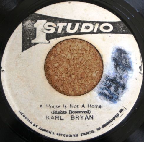 ♪KARL BRYAN - A HOUSE IS NOT A HOME / SOUL VENDORS Rare Studio One Inst Cover Jamaican Soul_画像1