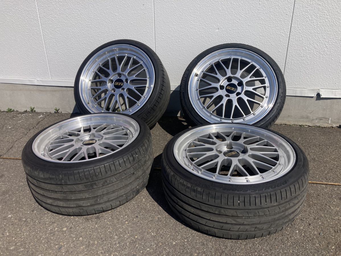 BBS LM LM220 LM221 19x85 43 2本 19x95 45 2本　ガリ傷あり_画像1