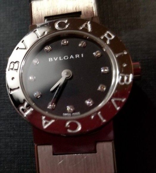 BVLGARI ブルガリ12Pダイヤレディース腕時計