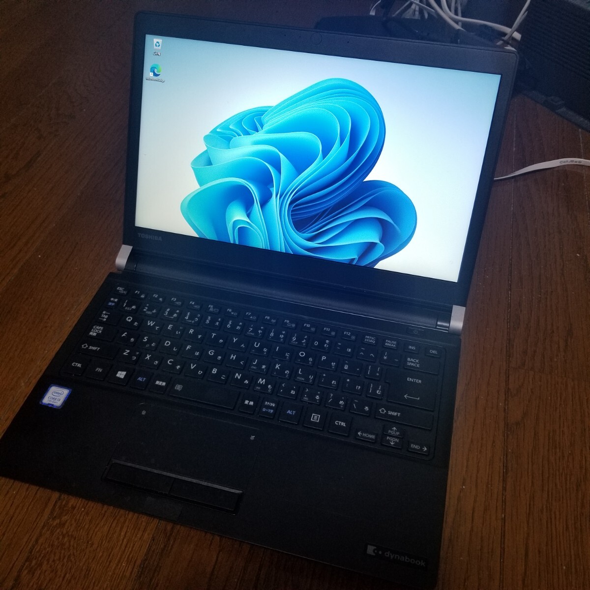 TOSHIBA B5ノートパソコンwindows11CPU Core i3-7100U2.40GHzRAM4GB HDD500GB DVD-RWドライブ Office2019インストール済_画像1