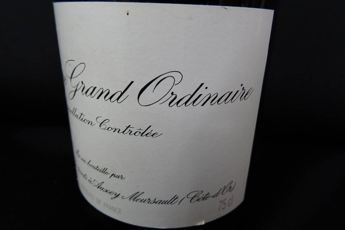 古酒 ワイン 果実酒 2002 LEROY Bourgogne Grand Ordinaire メゾン・ルロワ ブルゴーニュ WINE 12.5％ 750ml フランス 未開栓①の画像5