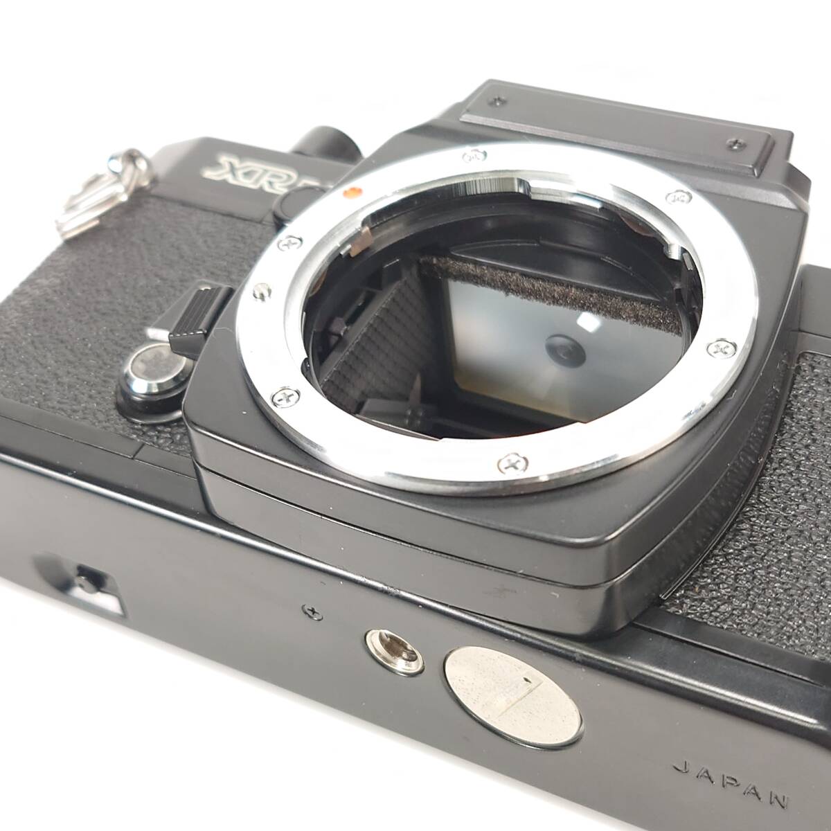露出計・シャッターOK RICOH XR500 フィルム一眼レフカメラ XR RIKENON 50mm F2 標準 単焦点レンズ リコー 現状品_画像6