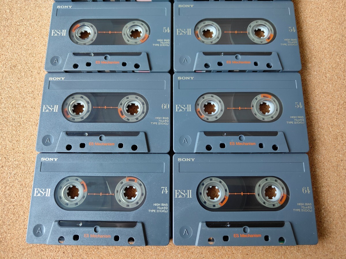 SONY ES-Ⅱ beautiful goods card one side blank cassette tape 